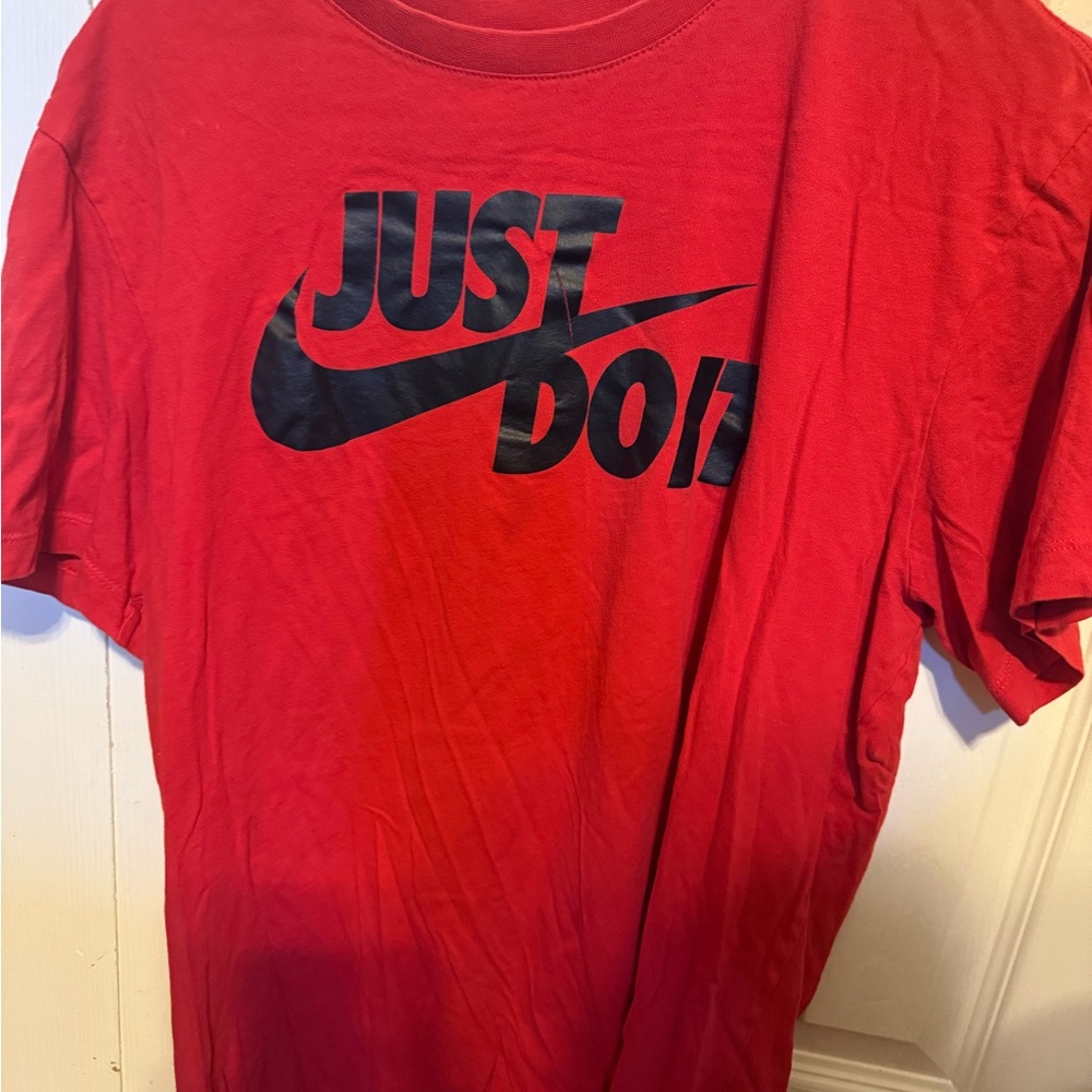 Nike Red Just Do It Tee